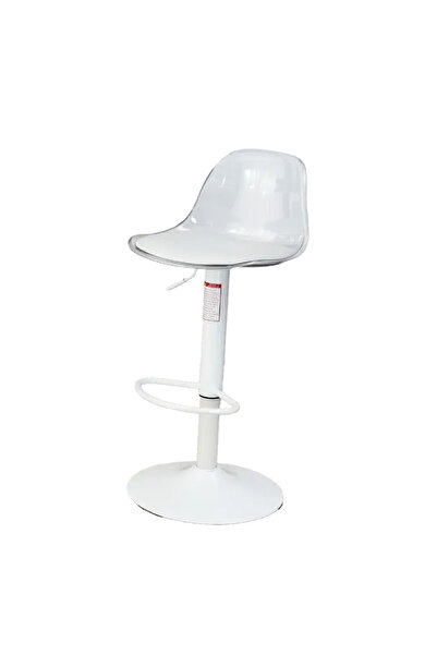 NİCE vanity chair 38×31×80.5-102.5 cm White Silver