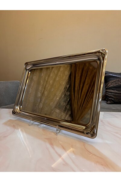 Palaces Single serving trays, 2 sizes, silver nickel