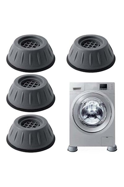Generic 4Pcs Anti Vibration & Anti Slip Pads, Washing Machine Base Feet, Anti-Slip Boosting Shock Absorptio