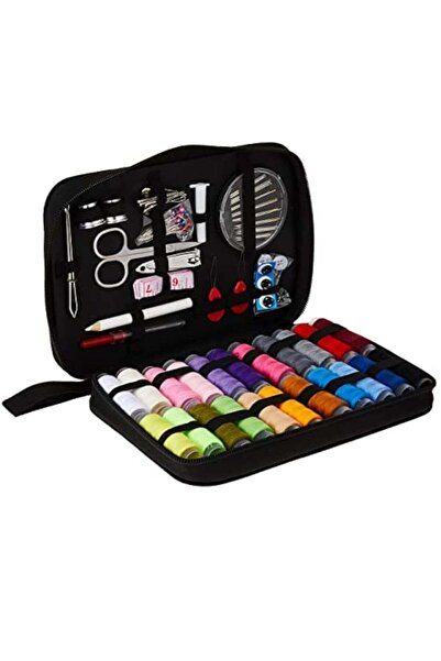 Generic Festive Gallery Sewing Kit for Adults, Small Travel Needle and Thread Kit with Sewing Supplies and