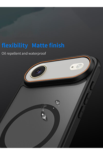 Wtech Apple iPhone Air 5G 2025 Hybrid Matte Translucent Shockproof Hard PC Strong Magnetic Case Cover