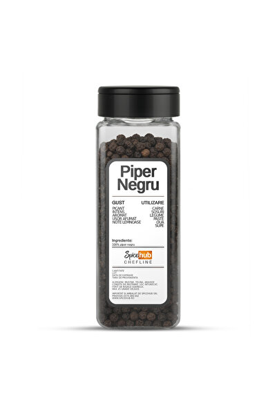 Spicehub Black peppercorns, premium spice with intense flavor for any dish, 450g