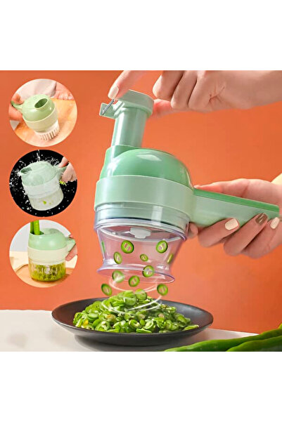 OEM Electric 4-in-1 Chopper with Steel Blades