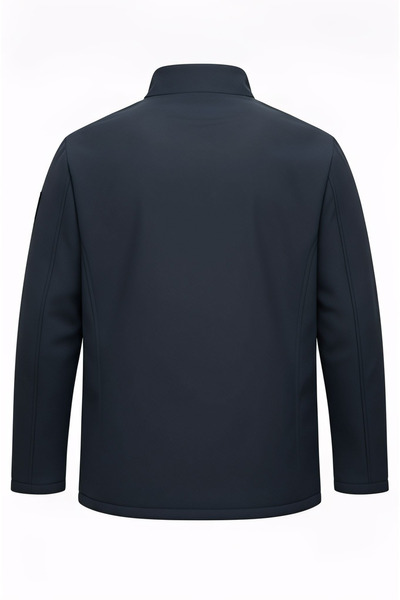 CIVILTIPOLO Men's Regular Fit Inner Pocket Zippered Water Repellent Basic Casual Jacket Style Coat