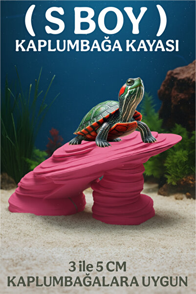 MD×JOA Kaplumbağa Kayası ✱ Kaplumbaga Rampası ✱ 3ile5Cm Kaplumbağala için Uyg...