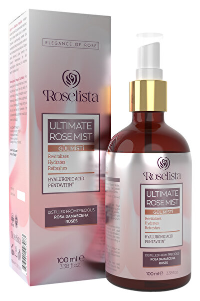 Roselista Gül Suyu Yüz Misti 100 ml Rosa Damascena Hyaluronik Asitli Nemlendi...
