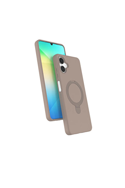 Najmaddin غطاء حماية سامسونج جالاكسي A06 ريجال مع حامل ماج سيف - تيتانيوم صحراوي