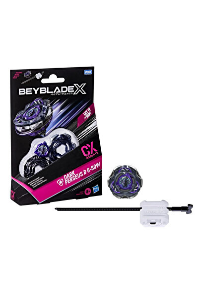BEYBLADE X LET IT RIP SET LAUNCHER AND WHEEL DARK PERSEUS B 6-80W