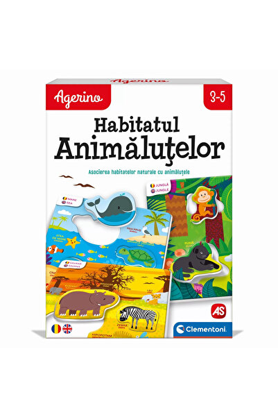 CLEMENTONI Jocul Agerino - Habitat Animal
