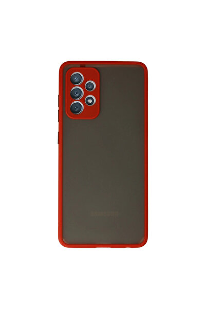 Najmaddin جراب سامسونج جالاكسي A52 غطاء سيليكون مونتريال - أحمر