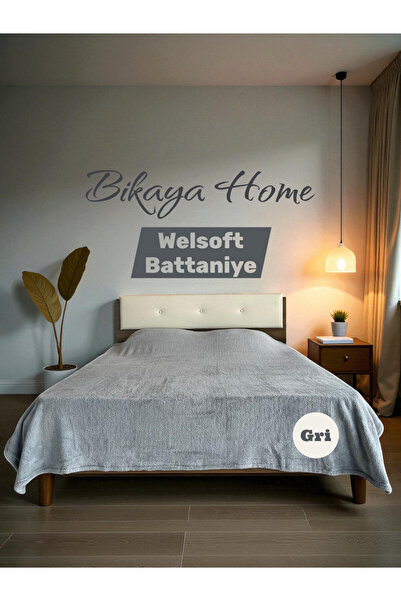 Bikaya Home Wellsoft Double Size 200X220 cm Plush Blanket - Soft & Lightweight - with Pvc Bag - 9 Colors