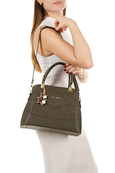 Adelina Bags Women's Butterfly Hand and Shoulder Bag Handbag with Charm Detail