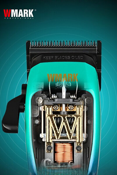 Wmark Vector Motor Hair Clipper (Type-C şarjlı, 2 renkli kapaklı) Saç Ve Sakal Makinesi -NG-X1 POLAR
