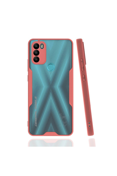 Twin Store General Mobile Gm 21 Case Platinum Silicone - Pink