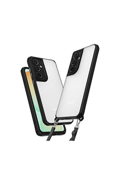 Twin Store حافظة آرت جالاكسي A55 5G حافظة من السيليكون - بلاك لاب