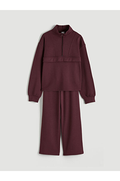 LC Waikiki Детска суитшърт с висока яка и долнище от спортен екип