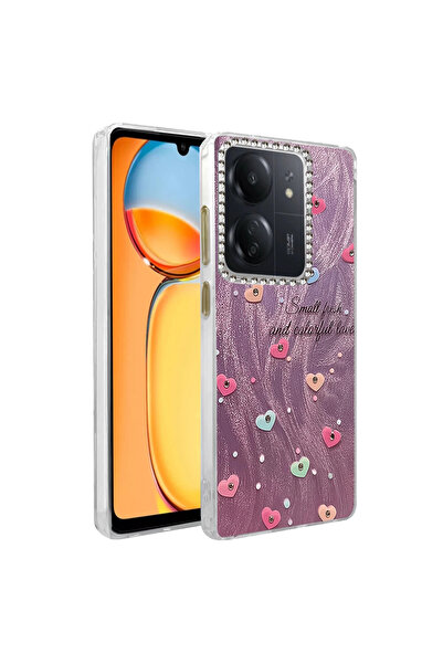 eco port غطاء حماية لهاتف شاومي ريدمي 13C بنمط مرآة شفرة - نمط 8