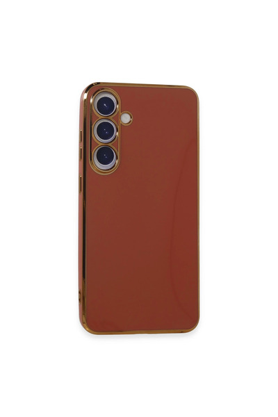 Najmaddin حافظة سامسونج جالاكسي S24 بلس من السيليكون - أحمر