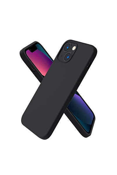 Najmaddin جراب آيفون 13 ميني أول سيليكون - أسود