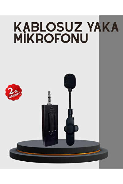 Clevora Kablosuz Profesyonel Mikrofon – 360° Ses Yakalama, 60 m Menzil, Gürül...