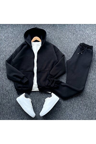 Pablomoda Three Thread Cardigan-Sweatpants Set of 2