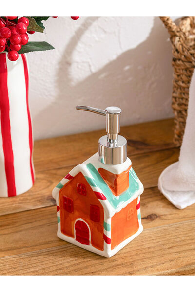LC Waikiki Stylish Choices from Esvab Clothing |   Ceramic Liquid Soap Dispenser with House Figure