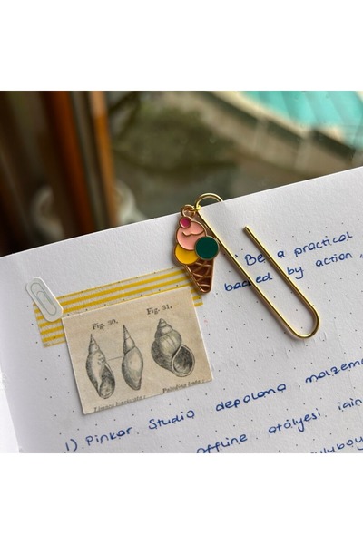 Pinkar Studio Külah Dondurma Kitap Ayracı