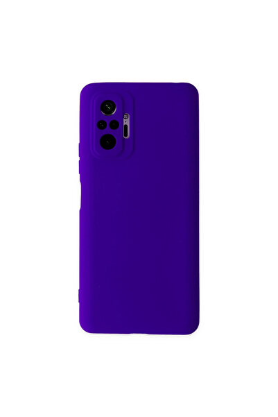 Twin Store حافظة ريدمي نوت 10 من السيليكون المخملي الداخلي - أرجواني