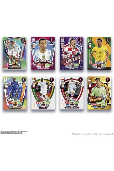 TOYFEST World Cup Panini Fifa 2022 Adrenalyn XL Qatar World Cup Trading Card (1 Pack 8 Cards)
