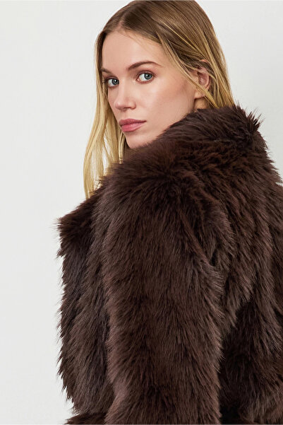 Sishli Kısa Kürk Mont