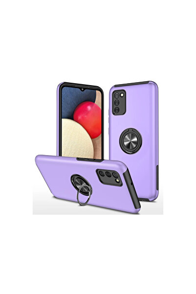 Twin Store غطاء حماية فاخر لهاتف Art Galaxy A02S مع حلقة - مختبر الألوان