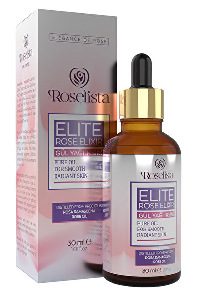Gül Yağı Yüz İksiri 30 ml Rosa Damascena Bitkisel Besleyici Bakım Yağı