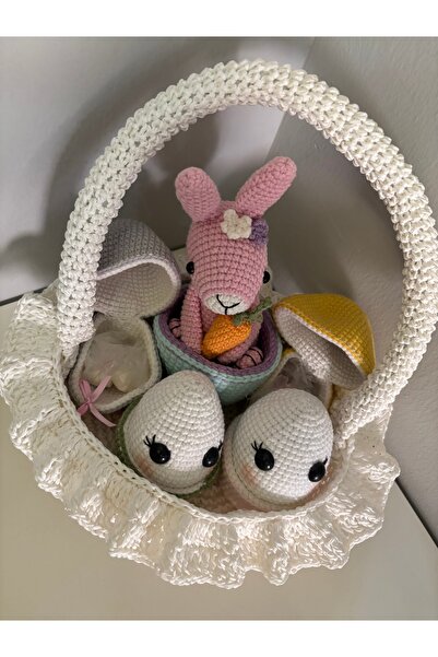 lionworkshopp Kırk Uçurtma Yumurta Sepeti Yenidoğan Amigurumi