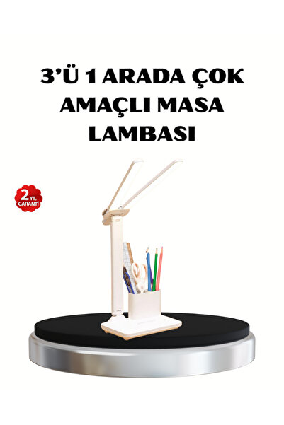 Teknoşık TEKNO ŞIK Επιτραπέζιο Φωτιστικό με Θήκη Στυλό και Βάση Τηλεφώνου – Ρ...