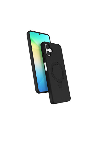 Najmaddin غطاء حماية سامسونج جالاكسي A06 ريجال مع حامل ماج سيف - أسود