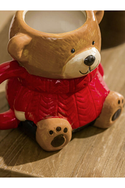 LC Waikiki Stylish Choices from Esvab Clothing |   Ceramic Mug with Teddy Bear Figure 520 ml