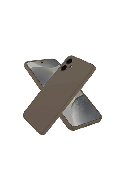 Twin Store Galaxy a06 case first silicone - brown