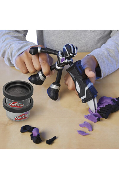 Play Doh Set Play-Doh Marvel - Black Panther, cu figurina, 10 cm
