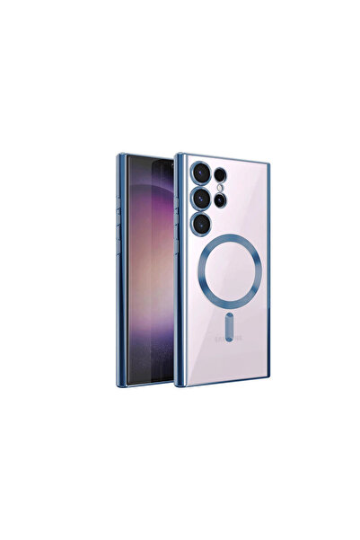 Twin Store غطاء كروس مغناطيسي آمن لهاتف جالاكسي S23 - أزرق سييرا