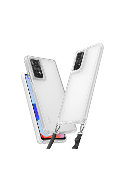 Twin Store حالة Redmi Note 11 من السيليكون الخماسي - شفافة