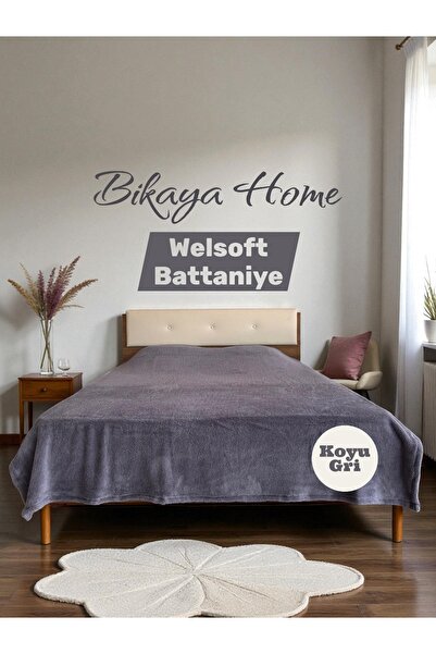 Bikaya Home Wellsoft Double Size 200X220 cm Plush Blanket - Soft & Lightweight - with Pvc Bag - 9 Colors