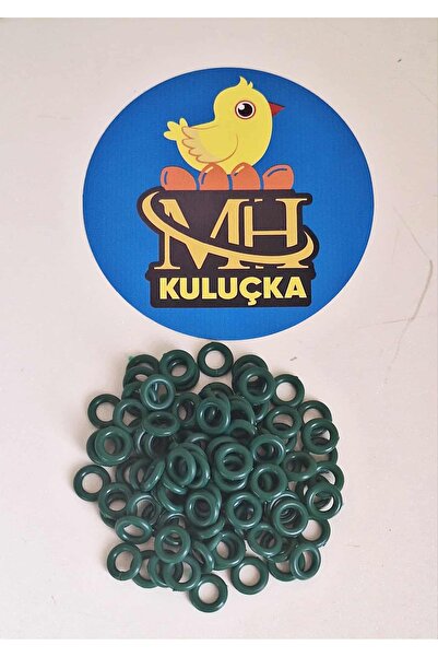 mhh Plastic Pigeon Bead Ring Dark Green Color 100 Pieces