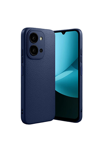 eco port حافظة سيليكون ثيرماكس لهاتف شاومي ريدمي 15C 4G - أزرق داكن