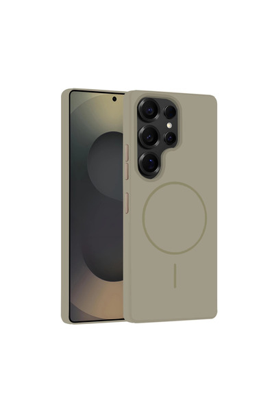 Twin Store غطاء جالاكسي S25 جولي ماجسيف - تيتانيوم صحراوي