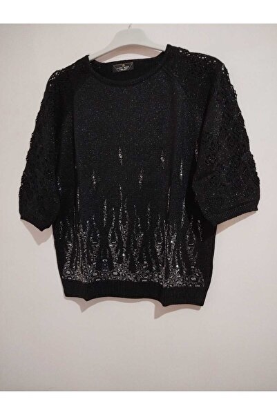 anne moda ankara Ανώτερης ποιότητας, Στάνταρ μέγεθος, Μανίκια Κάπρι, Μείγμα βαμβακιού-ακρυλικού, Κομψό, Πλεκτό πουλόβερ/μπλούζα