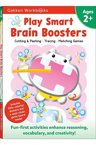 Gakken كتاب أنشطة ما قبل المدرسة مع ملصقات: معززات الدماغ الذكية للأطفال من ع...