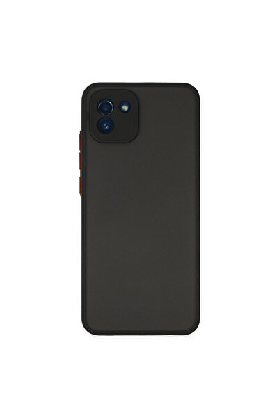 Twin Store غطاء حماية سيليكون مونتريال لهاتف جالاكسي A03 - أسود