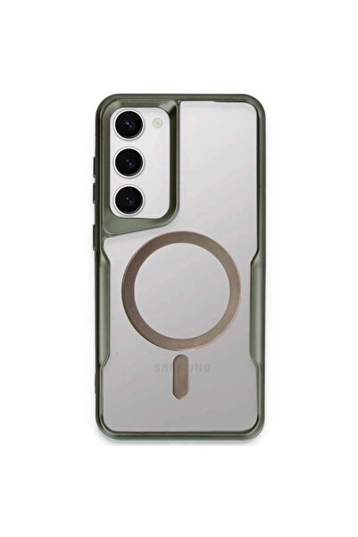 Twin Store Galaxy S23 Case Boyi Magsafe Silicone Cover - Green