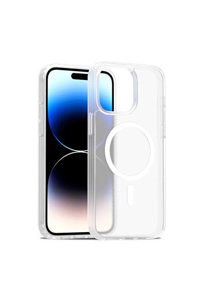 Twin Store غطاء جوال آيفون 14 جوتا ماج سيف - شفاف