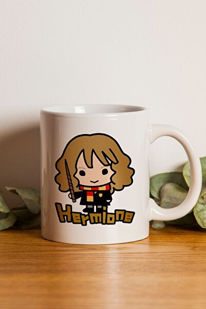Mio Life Teachers' Day Gift Hermione Printed Mug Cup - Harry Potter Porcelain White Tr